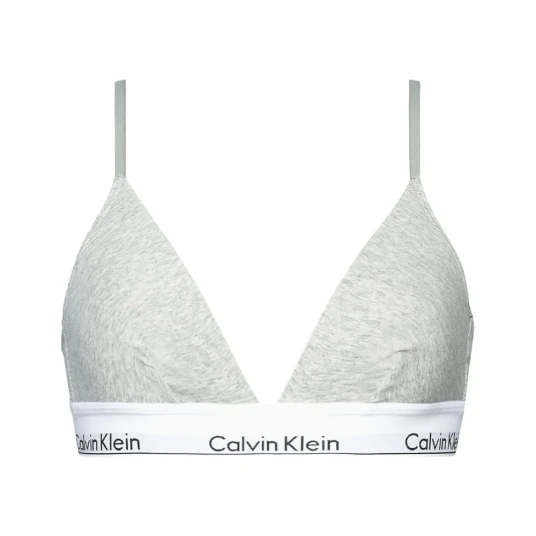 Calvin Klein BH Modern Cotton Lightly Lined Triangle Grå X-Large Dame