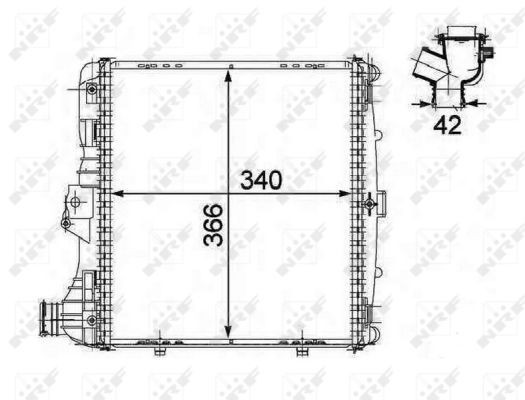 Radiator NRF 58485