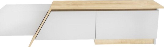 Tavros TV-benk 180 cm - Hvit/Eik