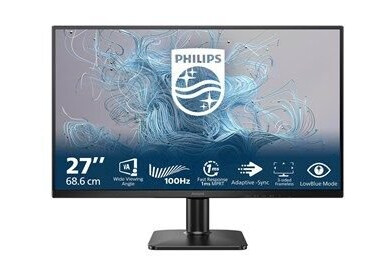 Philips 27" E2N1100L Full HD VA Skjerm 100Hz med HDMI - Sort Philips 27" E2N1100L Full HD VA Skjerm 100Hz med HDMI - Sort
