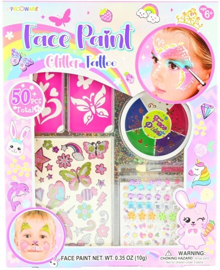 Robetoy Face Paint Tatoveringssett