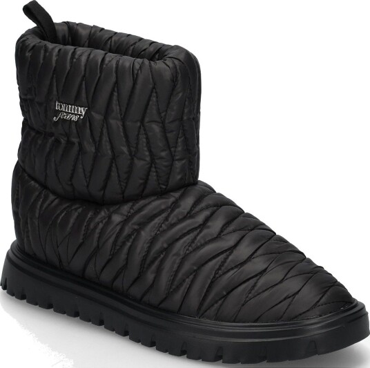 Tommy Hilfiger Tjw Quilted Nylon Snowboot Wl BLACK 42
