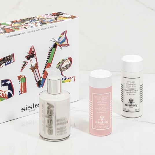 Sisley Set Emulsion Ecologique 125Ml + Cleansing Milk With White Lily All Skin 100Ml Floral Tonning Lotion Dry/Sensitive 100Ml