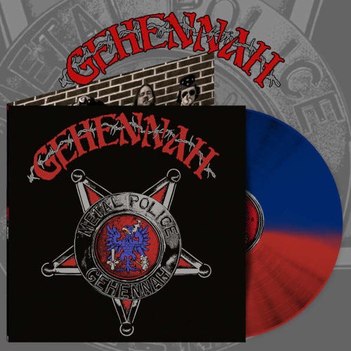 Gehennah  Metal Police  LP/Vinyl