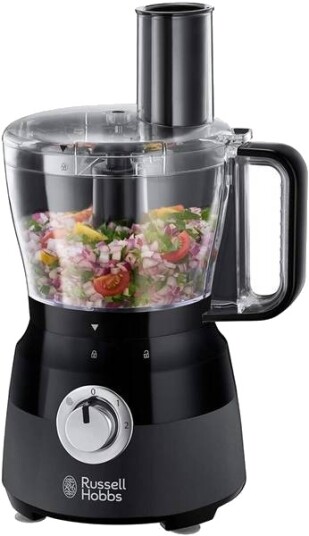 Russell Hobbs 600W Foodprosessor i Mattsvart 24732-56 Russell Hobbs 600W Foodprosessor i Mattsvart 24732-56