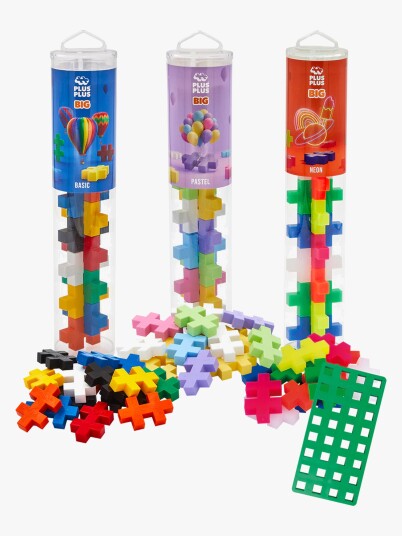 Plus Plus BIG Byggesett Med Bunnplate & Tube 3x15 Deler Plus Plus BIG Byggesett Med Bunnplate & Tube 3x15 Deler