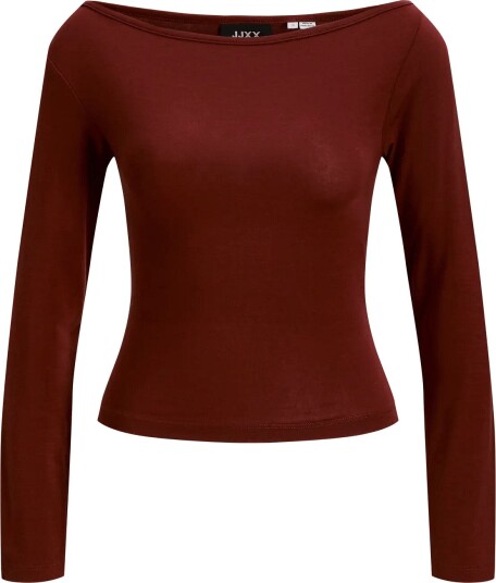 JJXX Kids Jxmaya Str Ls Asym Top Jrs Grl MADDER BROWN 166