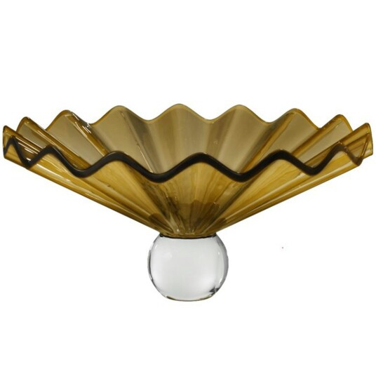 Stori Ballerina Centerpiece Skål Amber