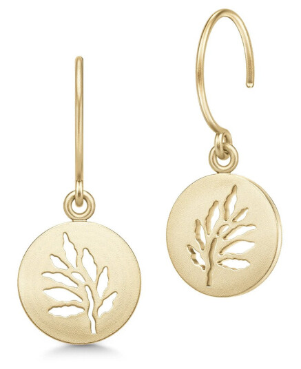 Julie Sandlau Signature Øredobber 22 kt. Gullbelagt sølv HKS208GD - Dame - 925 sterling silver