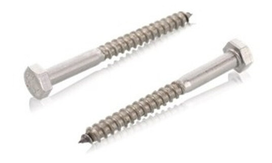 S+P Schäfer + Peters Gmbh Fransk treskrue DIN 571 syrefast A4 5 til 8 8 x 200 50 stk. S+P Schäfer + Peters Gmbh Fransk treskrue DIN 571 syrefast A4 5 til 8 8 x 200 50 stk.