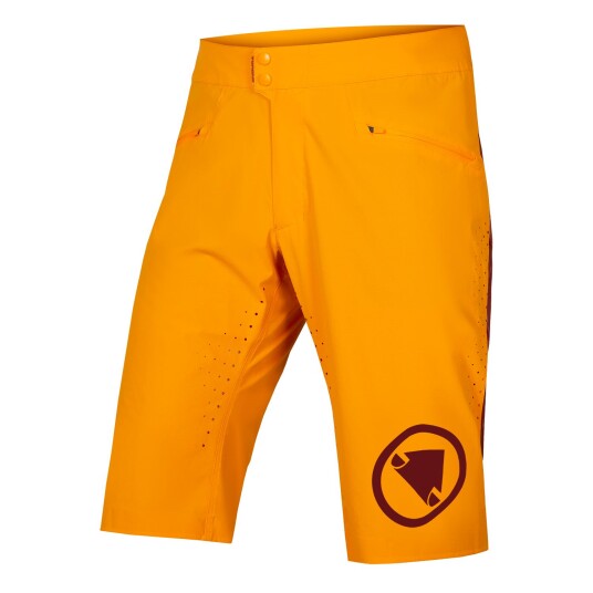 Endura SingleTrack Lite MTB sykkelshorts kort versjon oransje
