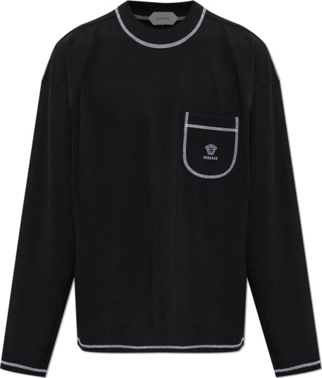 Versace Herre Topper Svart L, Versace Herre Topper Svart L,