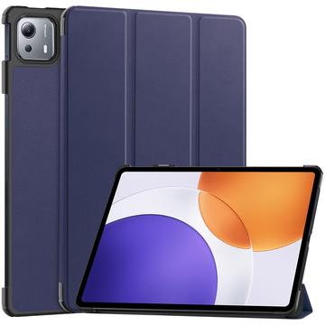 Xiaomi Pad 7S Pro 12.5 Tri-Fold Series Smart Folio-etui Mørkeblå