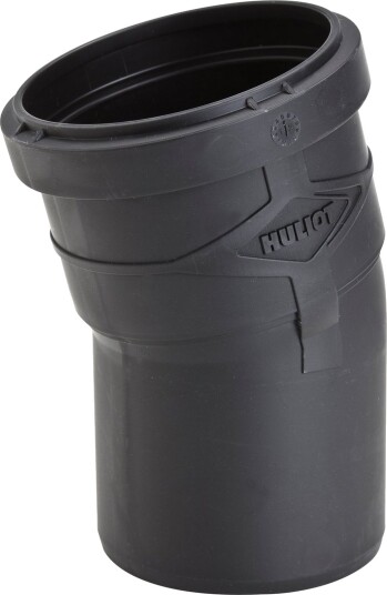 Huliot Ultra Silent Bend M/muffe 15° Ø110