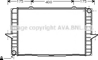 PRASCO VO2063 Radiator motorkjøling