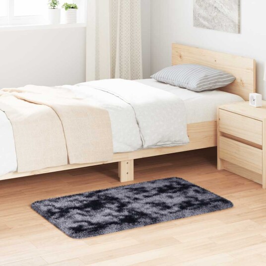  Flossteppe med lang luv NAVARRA mørkegrå 60x100 cm polyester 8721158557940