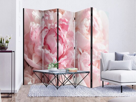 Romdeler Sweet Peonies II 222x517 cm - Artgeist sp. z o. o.