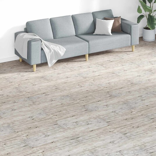 Gulvplanker 18 pcs Grå 5,26 m² PVC