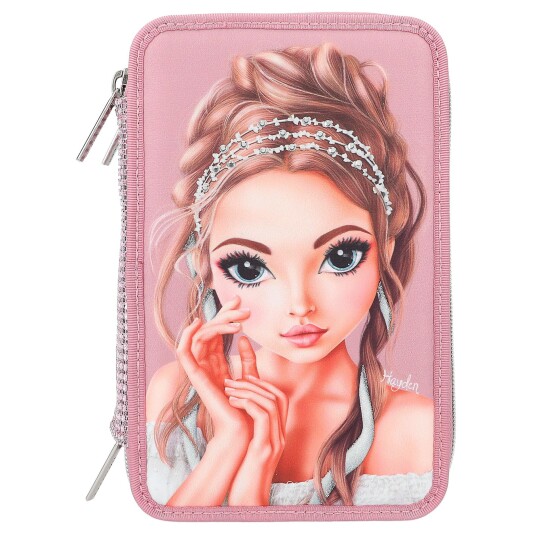 TOPModel Triple Pencil Case GLITTER QUEEN  0412522 