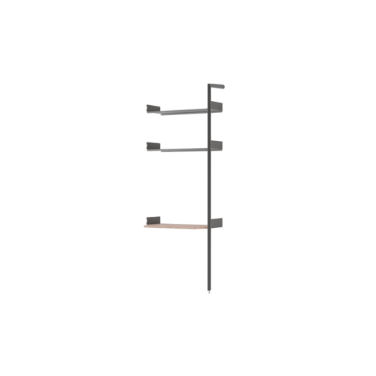 &Tradition Rombe Bay IF5 Skrivebord Ekstra Hylle Lakkert Valnøtt/antrasitt &Tradition Rombe Bay IF5 Skrivebord Ekstra Hylle Lakkert Valnøtt/antrasitt