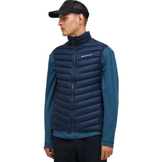 Peak Performance Frost Down Vest Herre Blue Shadow XL