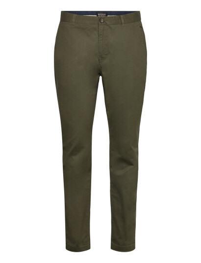Scotch & Soda Core - Stuart - Stretch Cotton Chino - Khaki green - 29 x 32
