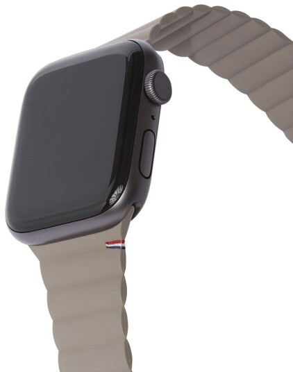 Decoded Magnetisk Silikone Rem til Apple Watch - 38mm - Dark Taupe