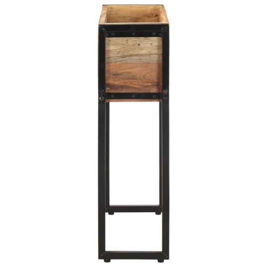 vidaXL Blomsterkasse 60x20x68 cm gjennvunnet heltre