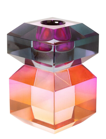 C"est Bon Crystal Candle Holder Multi/patterned H10CM C"est Bon Crystal Candle Holder Multi/patterned H10CM