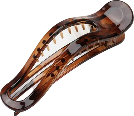 By Stær Camille Hair Clip Big Dark Brown