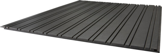 Easy Spilepanel Kryssfiner Bjørk 12x617x239 mm Malt Dempet Sort