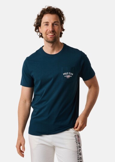 Saint Vincent Texas Tee (Bröstficka) Night Blue 2xl T-Shirts
