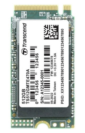 Transcend Mte470a 512 Gb Hukommelseskort M. 2 Pcle Nvme Ssd 2242 Pcie Nvme 3.0 X4 #####Industrial Ts512gmte470a Transcend Mte470a 512 Gb Hukommelseskort M. 2 Pcle Nvme Ssd 2242 Pcie Nvme 3.0 X4 #####Industrial Ts512gmte470a