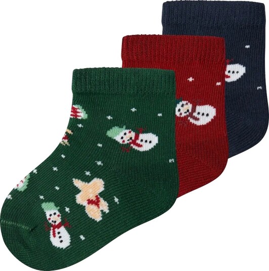 Name It Nbnvismas Sokker 3-pk Botanisk Hage 62-68
