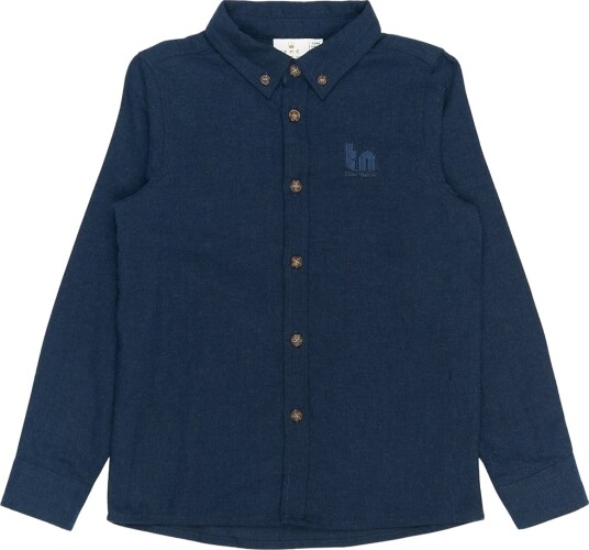 The New Navy Blazer Melange Rick L_S Skjorte 5 6 år