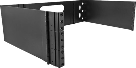 Delock Rack Veggmonterbar Svart 3U 19"