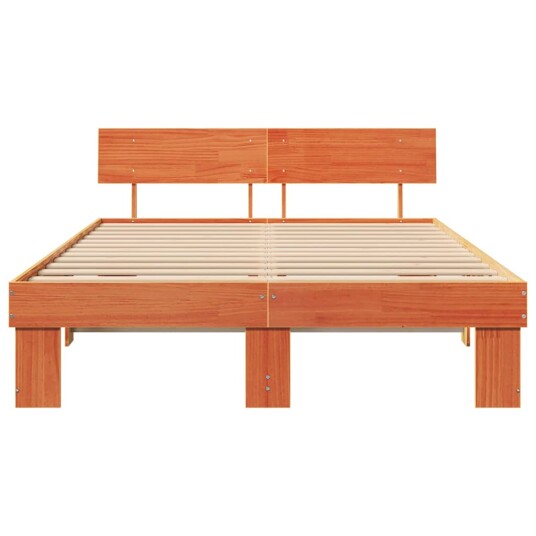 Sengestamme Voksbrun 150 x 200 cm Massiv furu tre Sengestamme Voksbrun 150 x 200 cm Massiv furu tre