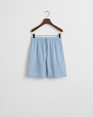 Gant Shorts i bomull og lin for ungdom FRESH BLUE 146/152 Gant Shorts i bomull og lin for ungdom FRESH BLUE 146/152