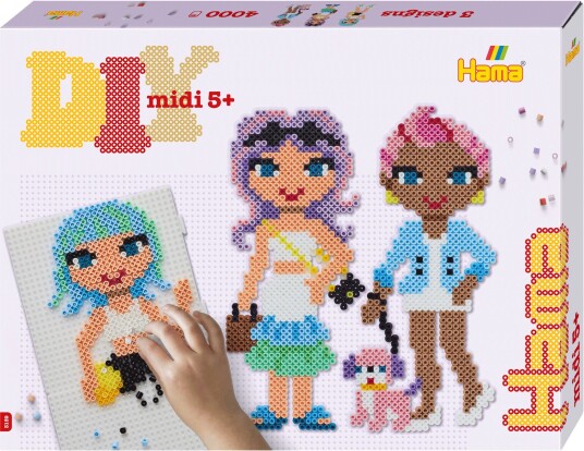 Hama Midi Gaveeske Fashion Girls 4000 Stk