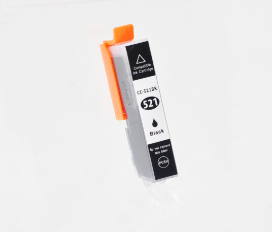 TB Blekkpatron CLI-521 Foto Sort (8.4ml), erstatter Canon CLI-521BK/2933B001