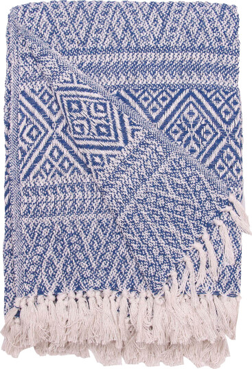Au Maison Throw - Blue - 130X180CM Au Maison Throw - Blue - 130X180CM