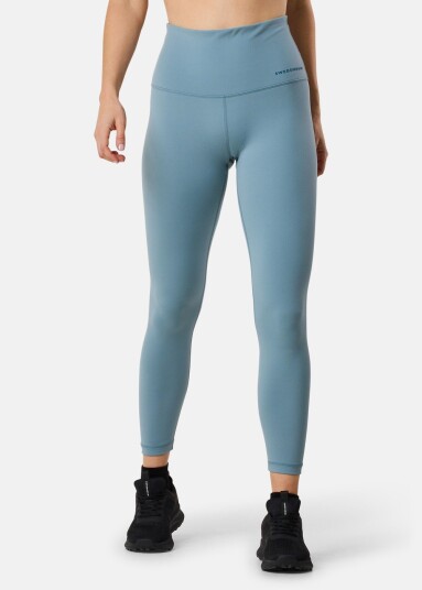 Swedemount Core High Waist Tights Long W Sage Green 34 Lange Tights