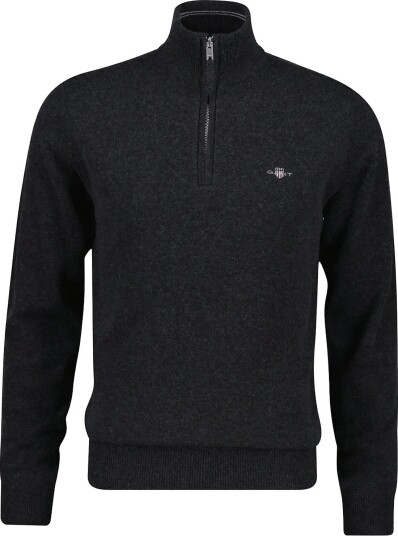 Gant Superfine Lambswool Hz   DK CHARCOAL MELANGE   L