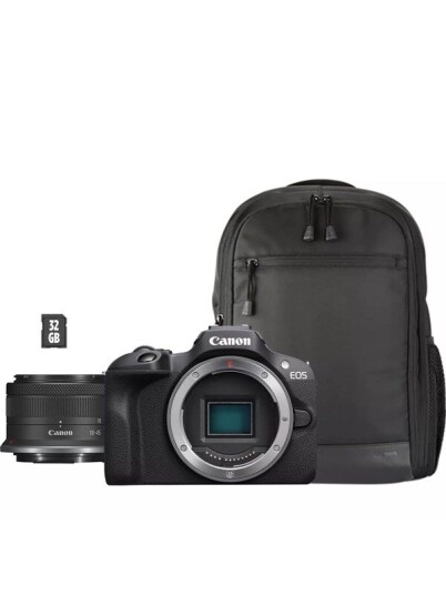 Canon EOS R50 + RF-S 18-45mm Travel Kit (Shoulder Bag & 64GB SD Card) Canon EOS R50 + RF-S 18-45mm Travel Kit (Shoulder Bag & 64GB SD Card)