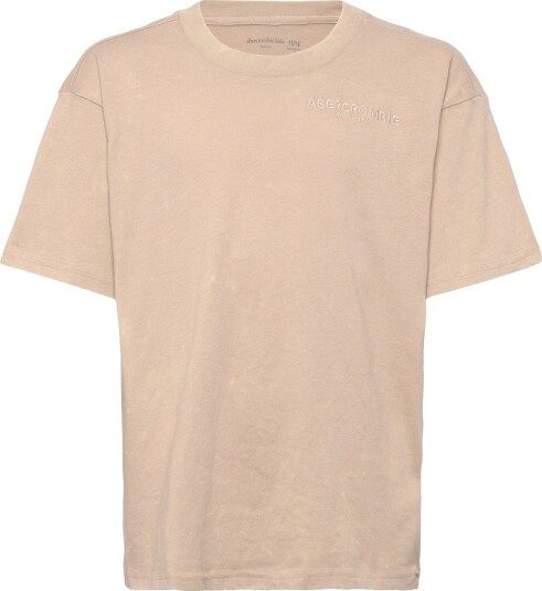 Abercrombie Kids Kt S/S Knit Top Beige 128/132