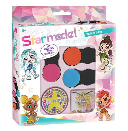 Starmodel Hårstyling Sett m/ hårkritt Starmodel Hårstyling Sett m/ hårkritt