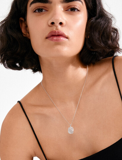 Pilgrim Ember Necklace Silver Plated Silver ONE SIZE Pilgrim Ember Necklace Silver Plated Silver ONE SIZE