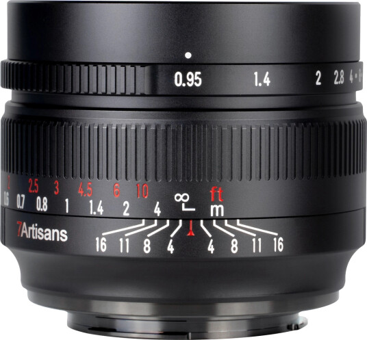 7Artisans 50mm f/0.95 Nikon Z-mount. Sort
