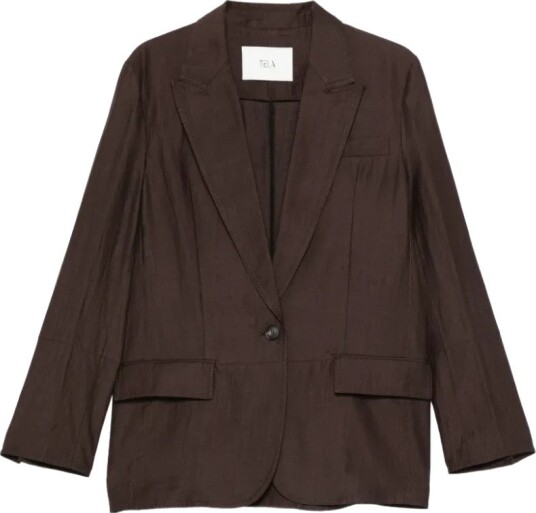 Tela Dame Jakker Brun S,