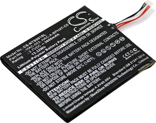Batteri til Nintendo HAC-S-JP/EU-C0 etc CS-NTS001SL